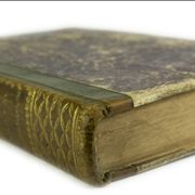 Old Book on White Table