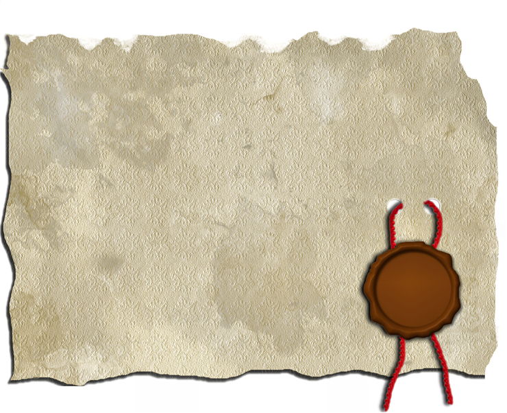 Parchment Paper with Stamp