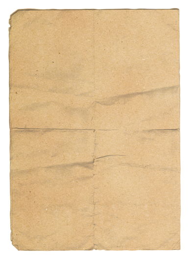 Rough Paper on White Background