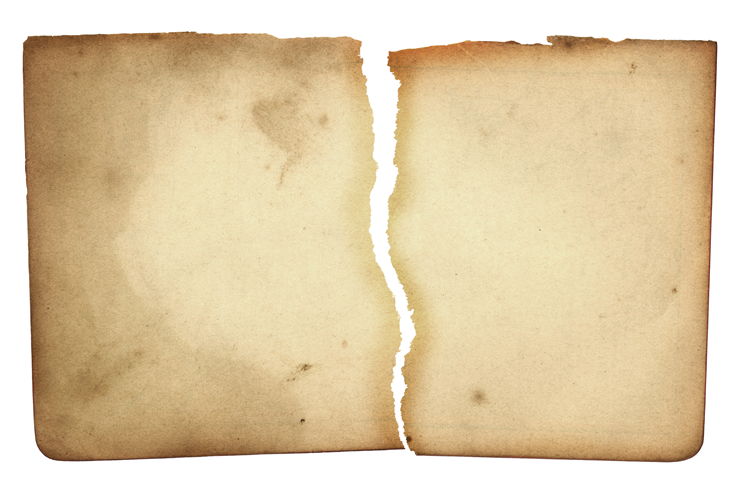 Torn Paper Page