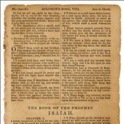Vintage Bible Paper Page